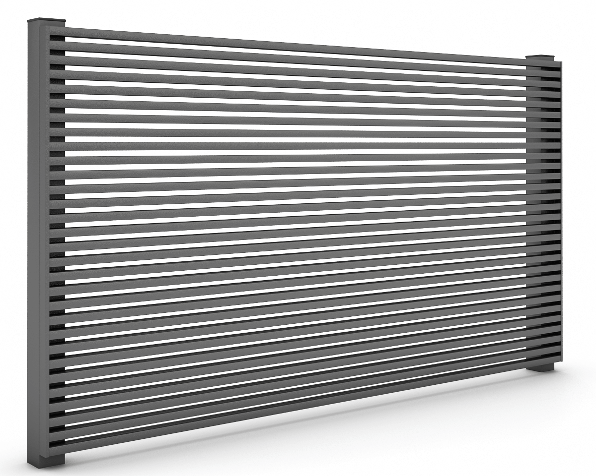 ZAUNFELD AUS ALUMINIUM AL23