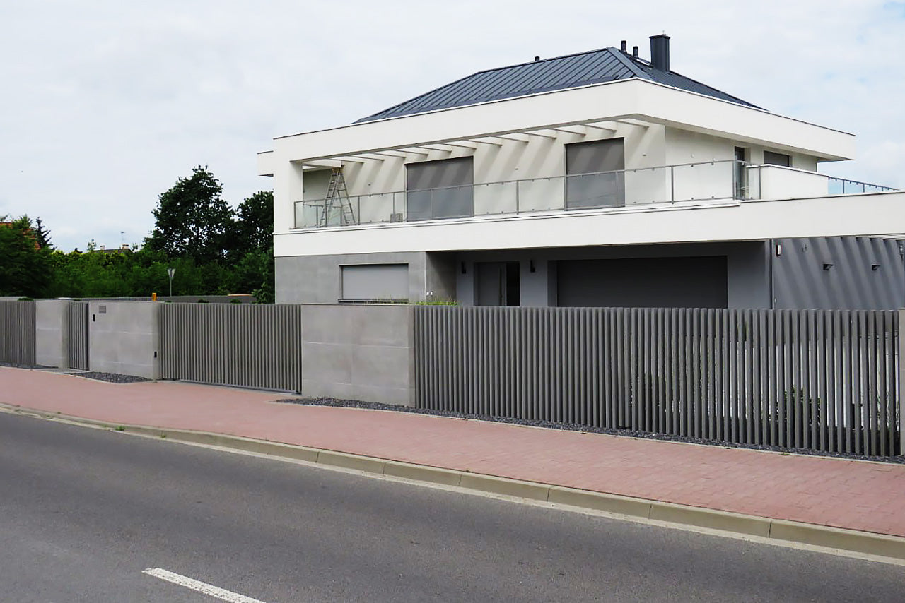 ZAUNFELD AUS ALUMINIUM AL48
