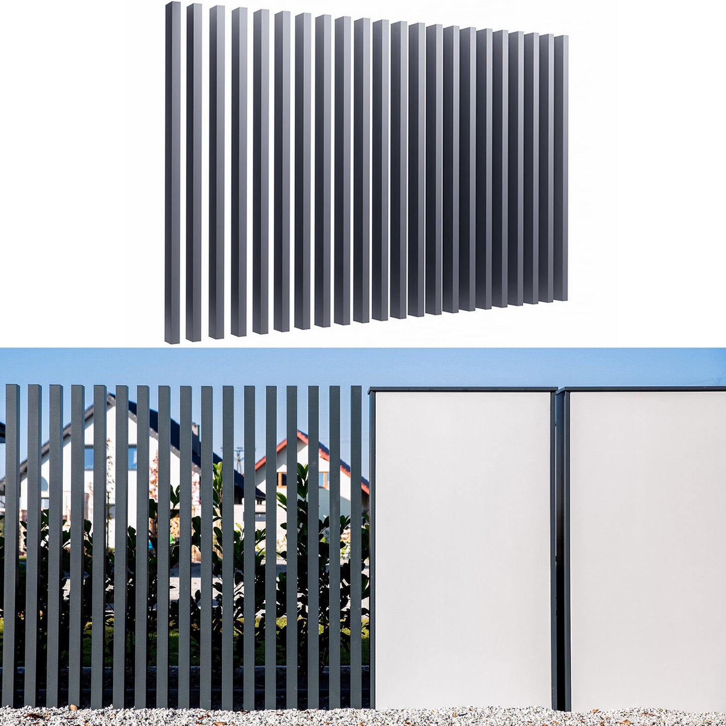 ZAUNFELD AUS ALUMINIUM AL48