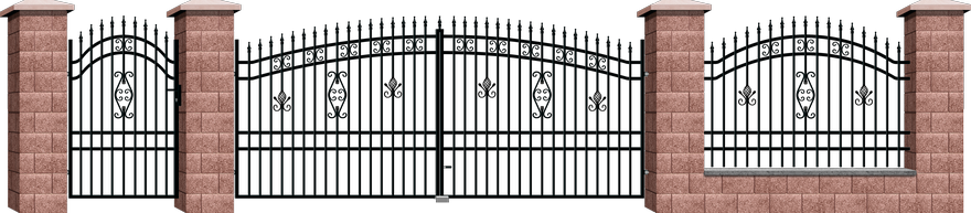 Schiebetor elektrisch - Schiebetor Alice Rolltor 174x400 cm aus Metall für Einfahrten.