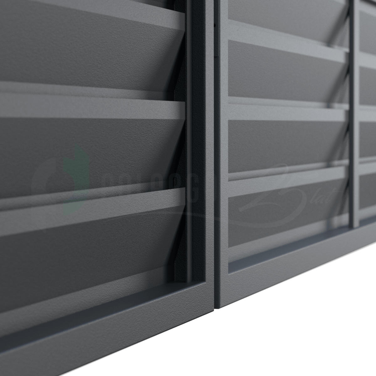 Schiebetor elektrisch - Schiebetor Imperial Rolltor 150-180x400 cm aus Metall für Einfahrten