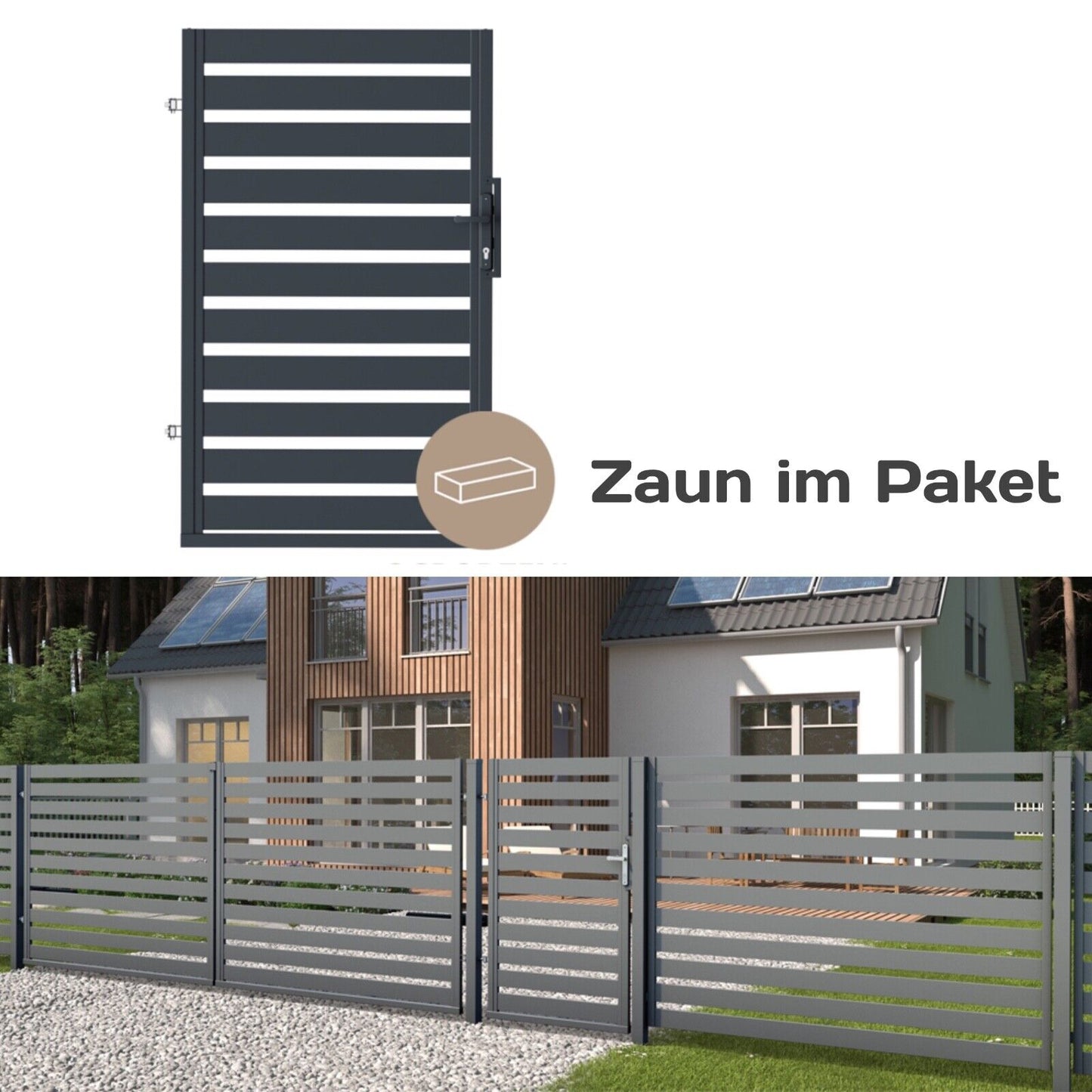 METALLPFORTE IM PAKET