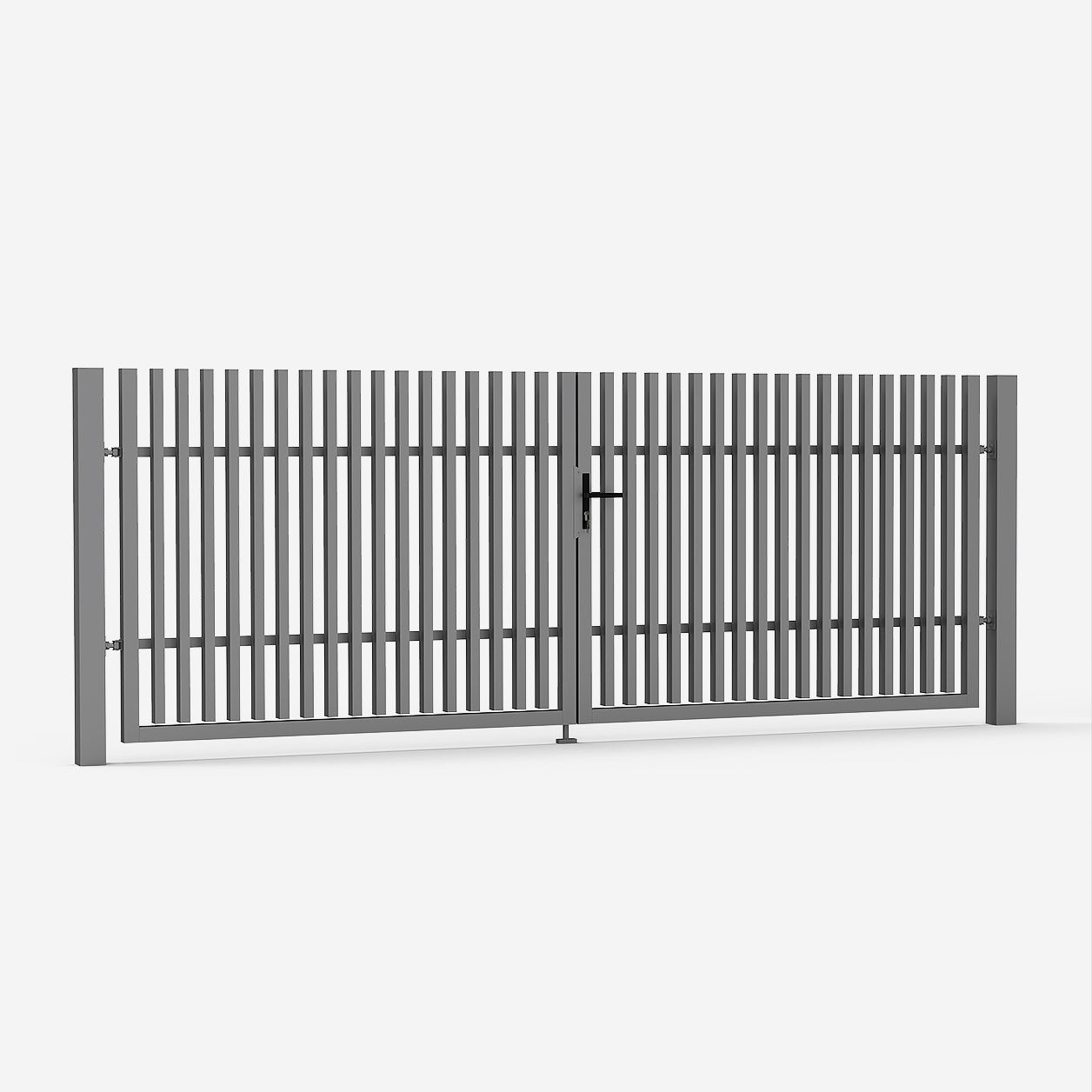 NEU PREMIUM DOPPELFLÜGELTOR COMB FENCE