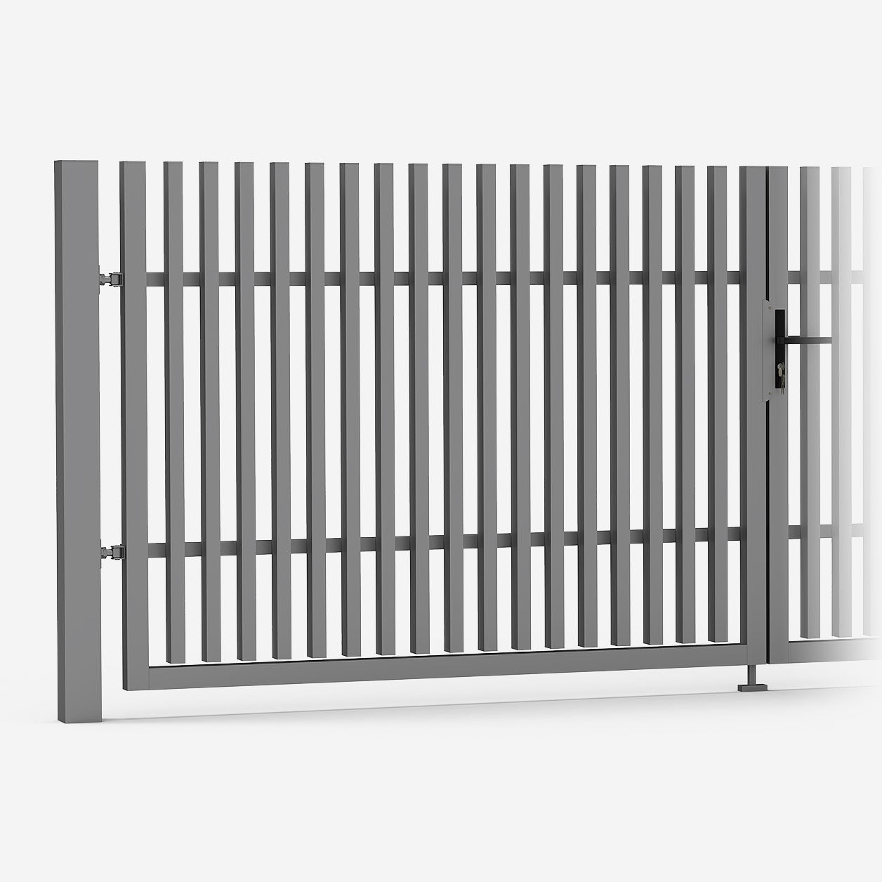NEU PREMIUM DOPPELFLÜGELTOR COMB FENCE