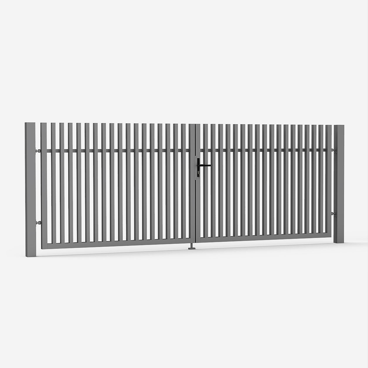 NEU PREMIUM DOPPELFLÜGELTOR COMB FENCE