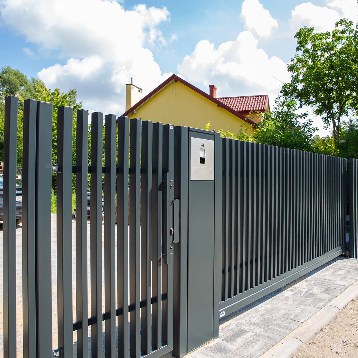 NEU PREMIUM METALLPFORTE COMB FENCE