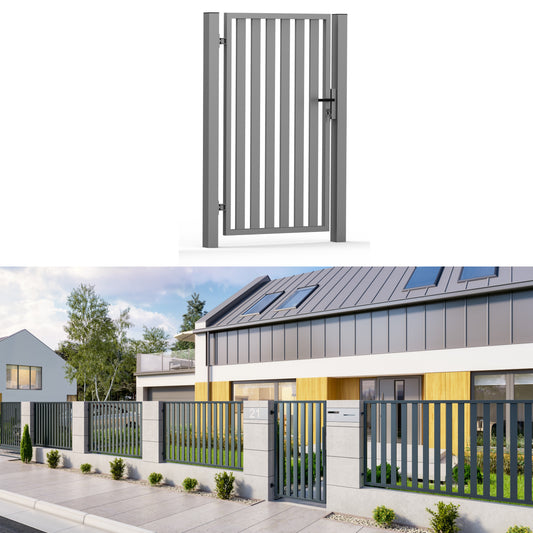 PREMIUM METALLPFORTE VERTICAL