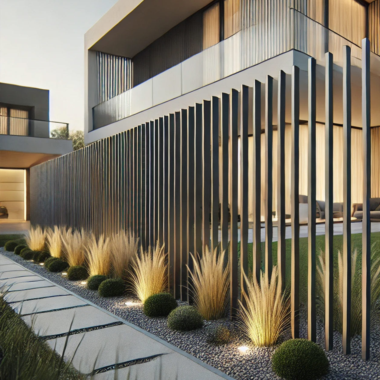 NEU PREMIUM METALLPFORTE COMB FENCE