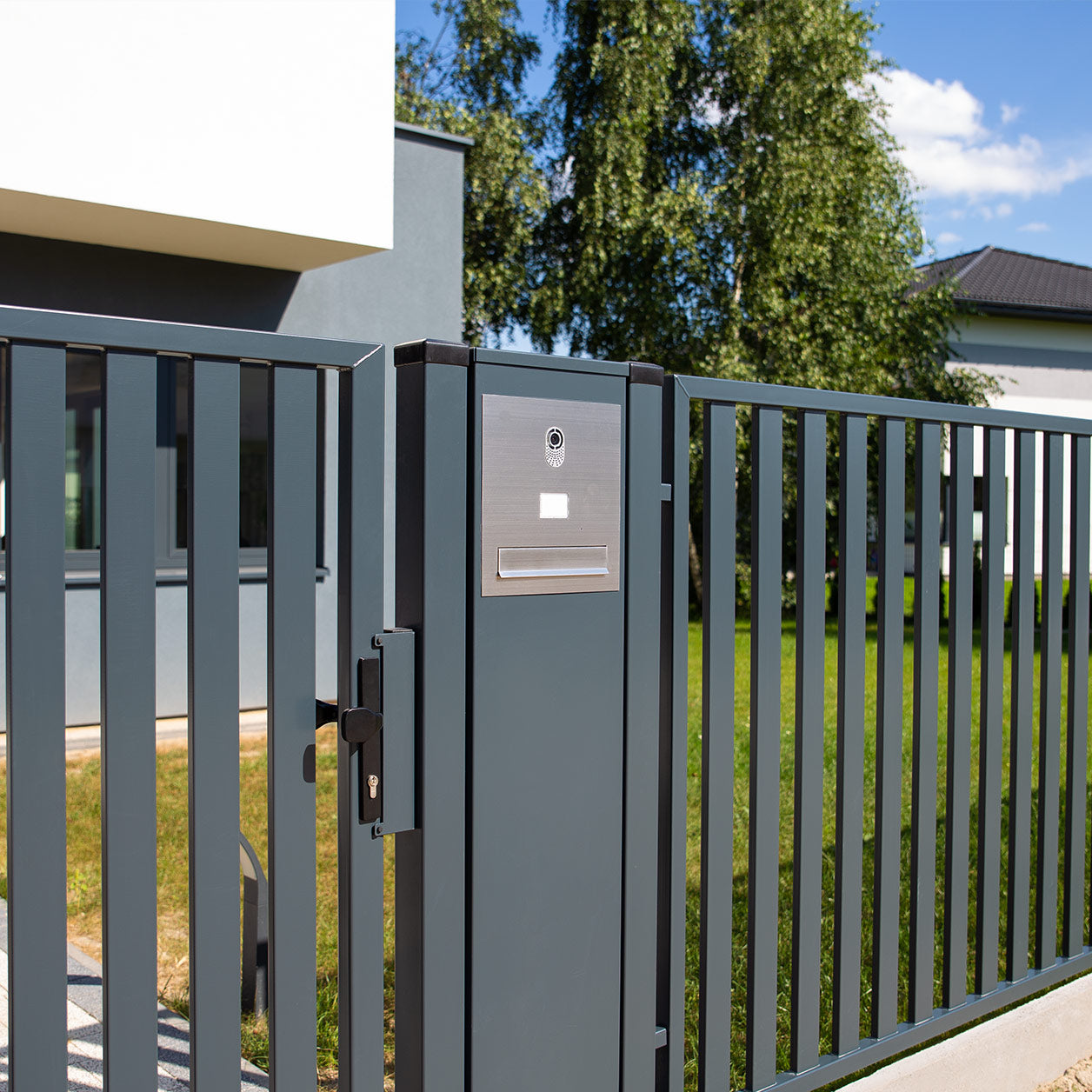 PREMIUM METALLPFORTE VERTICAL